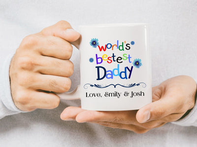 Custom World's Bestest Daddy Coffee Mug