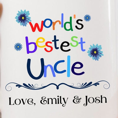 Custom World's Bestest Uncle Mug