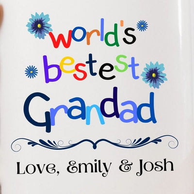 Custom World's Bestest Grandad Coffee Mug