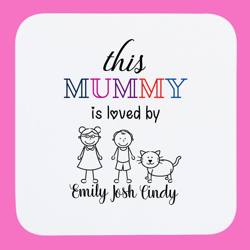 Personalised Coaster for Mummy