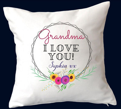 Personalised Cushion Gift for Grandma