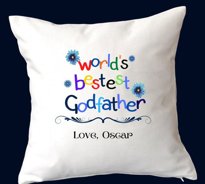 personalised godfather cushion