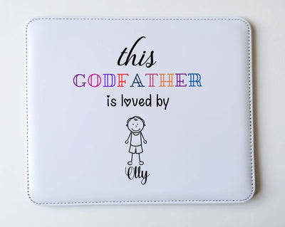 Personalised PU Leather Mouse Pad for Godfather