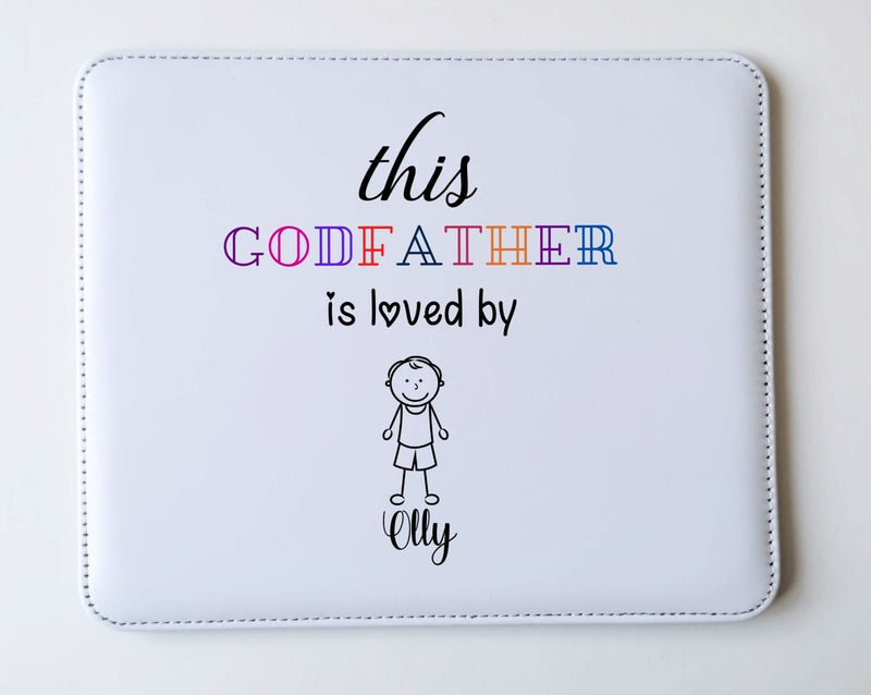 Personalised PU Leather Mouse Pad for Godfather