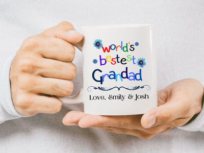 Custom World's Bestest Grandad Coffee Mug