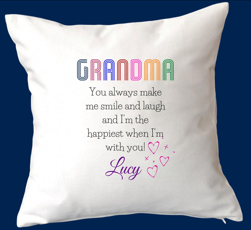 Custom Best Grandma Ever Cushion Gift