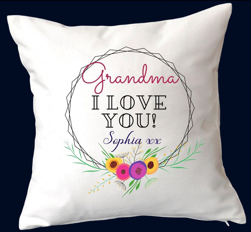 Personalised Cushion Gift for Grandma