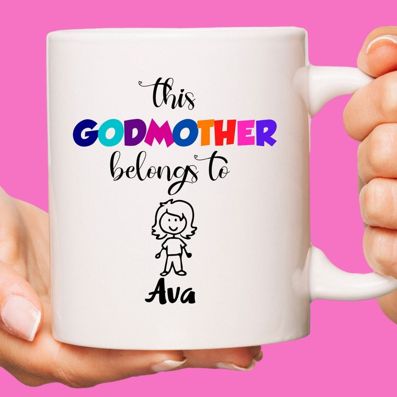 Personalised godmother mug