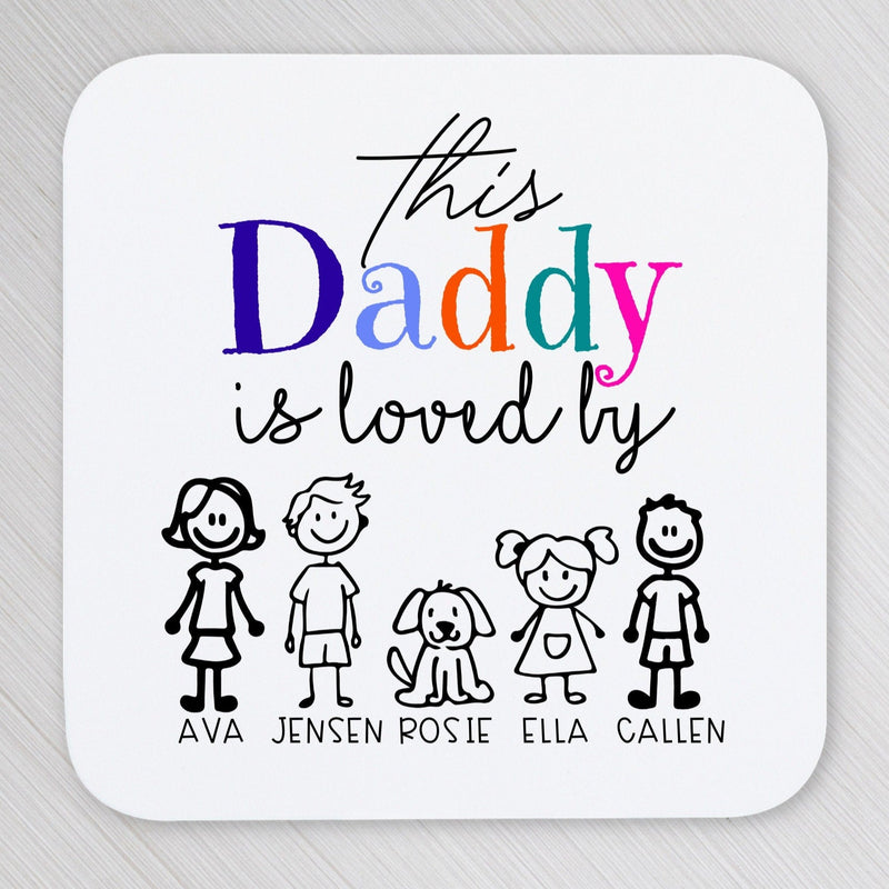 Personalised Coaster Gift For Dad