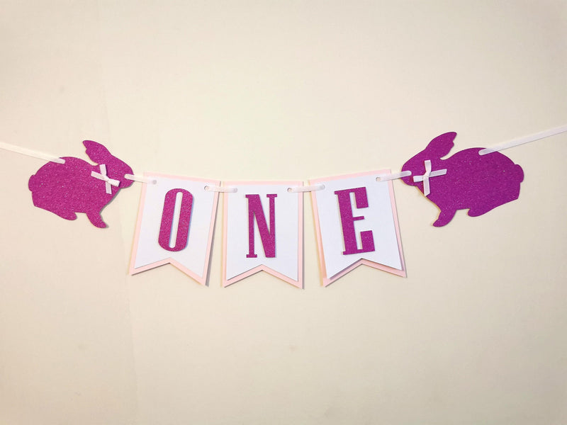 Custom Some bunny is One Highchair Banner