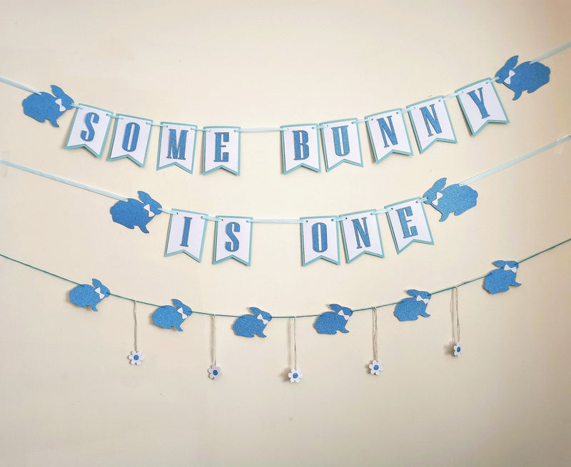 Custom Some bunny is One Birthday Banner