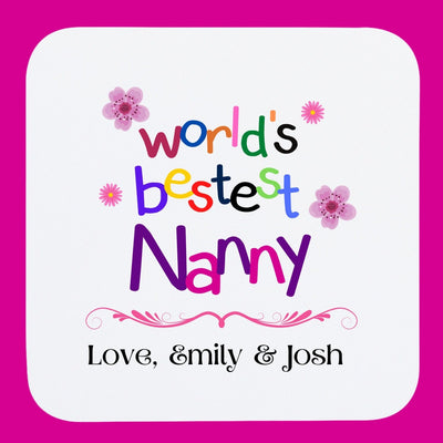 personalised nanny coaster