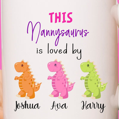 Custom Nannysaurus Coffee Mug For Granny