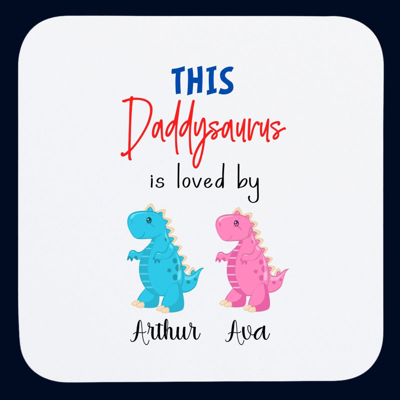 This Daddysaurus is Loved by Custom Coffee Mug