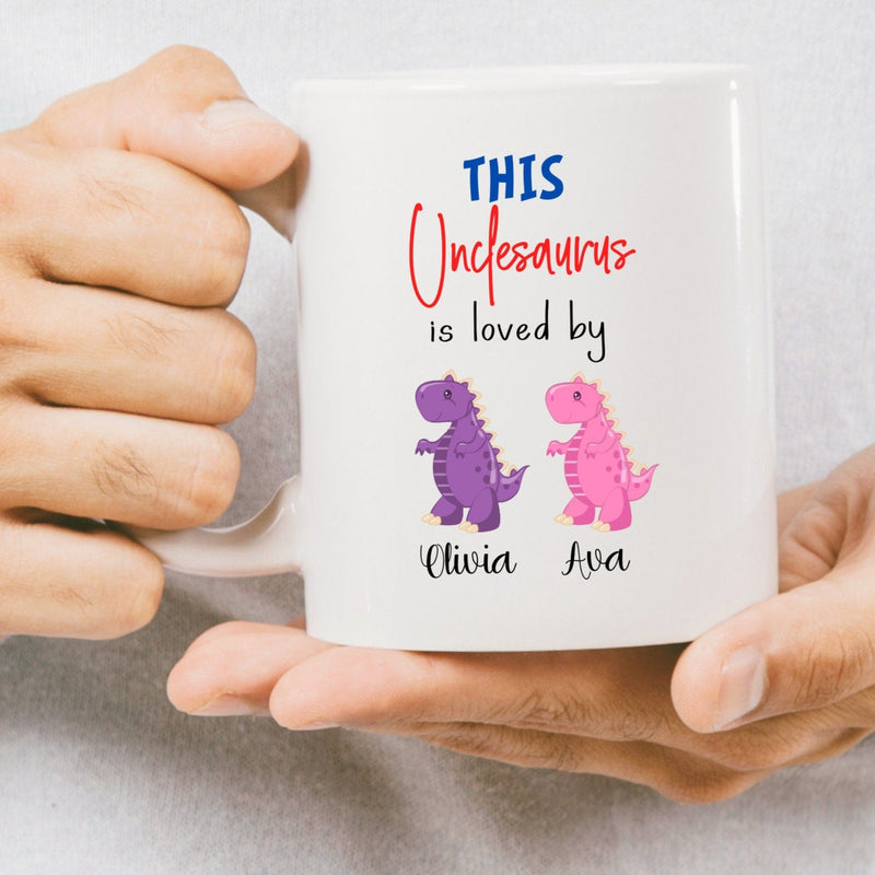 This Unclesaurus is Loved Custom Coffee Mug