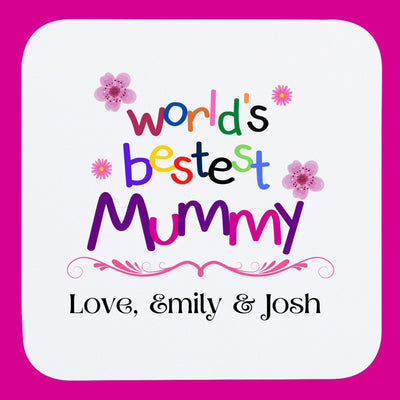 Custom World's Bestest Mummy Coffee Mug