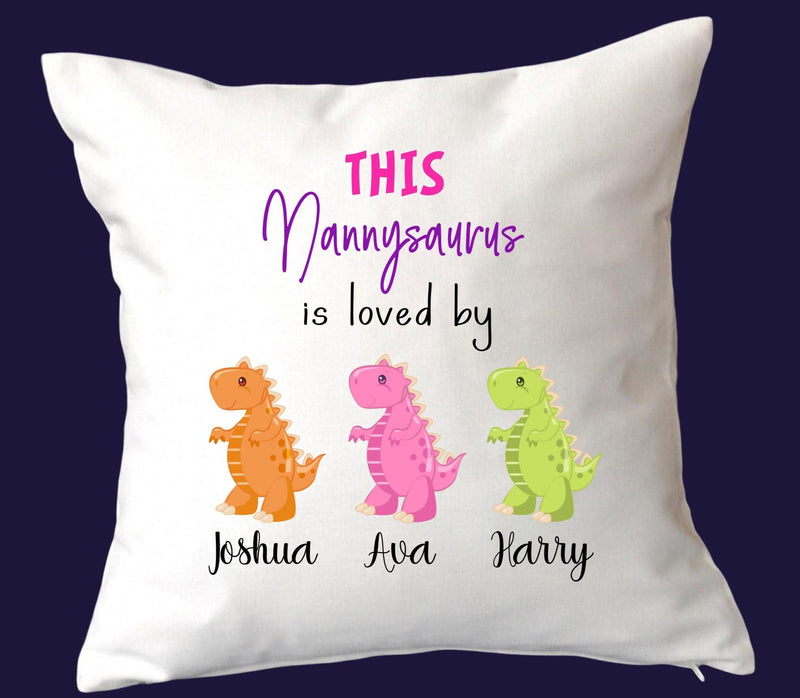 Nannysaurus Is Loved By Custom Cushion