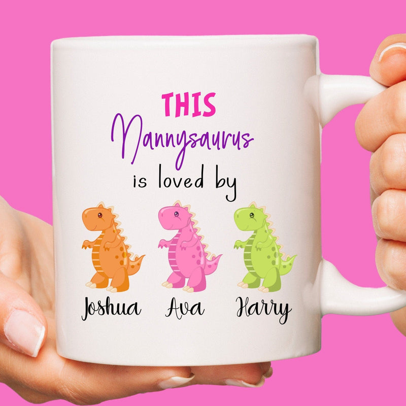 Custom Nannysaurus Coffee Mug For Granny