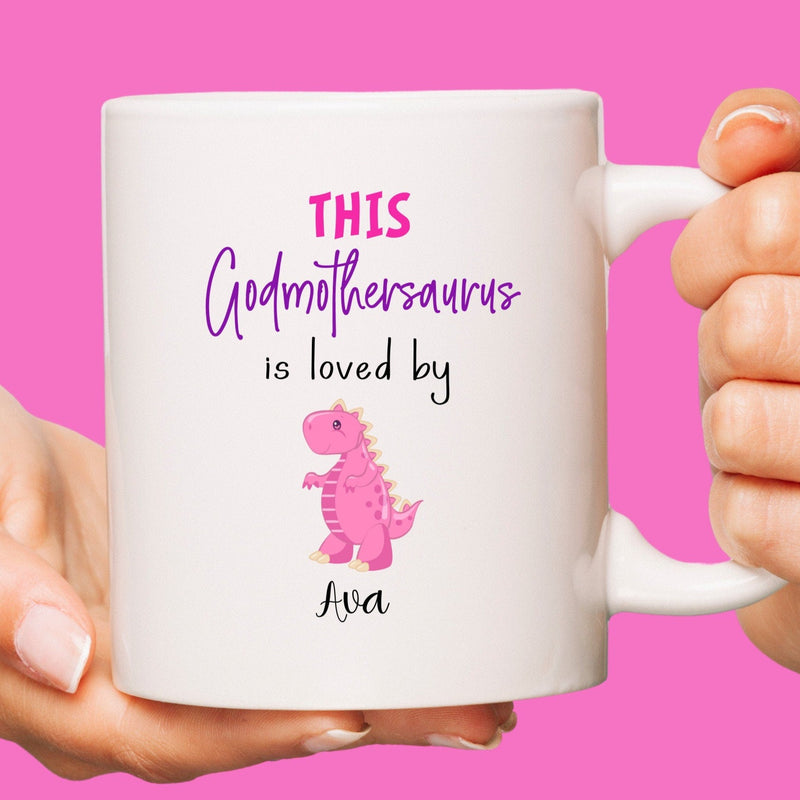 This Godmothersaurus is Loved by Custom Coffee Mug