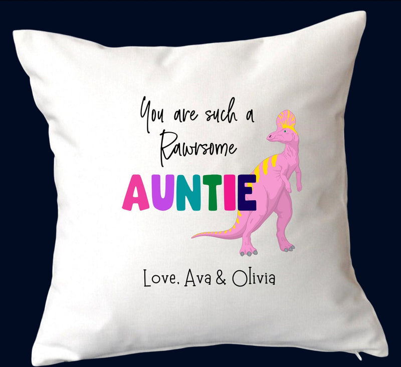 Custom Cushion Gift for Auntie