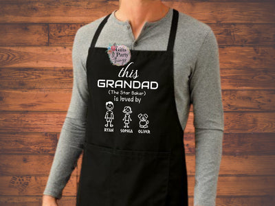 This Grandad Is Loved By Custom Apron | Star Baker