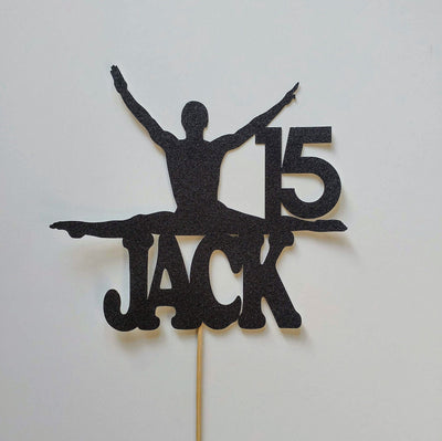 Personalised Gymnast Cake topper