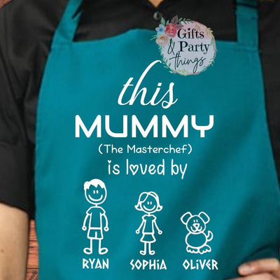 This Mummy Is Loved By Personalised Apron | Master Chef