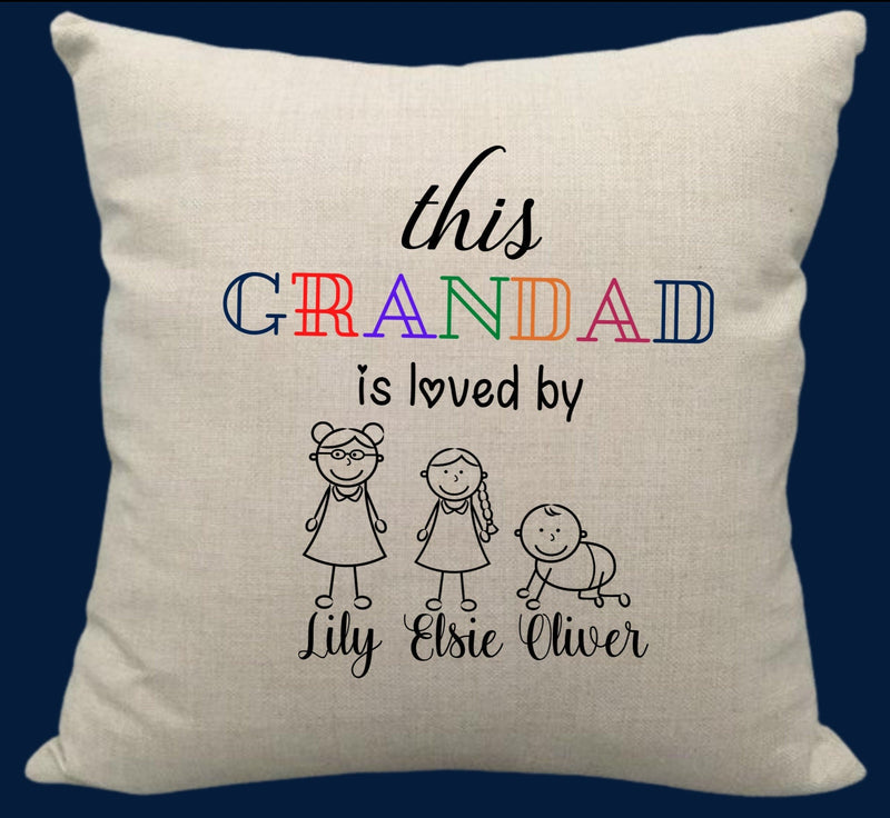 This Grandad Is Loved By Custom Cushion