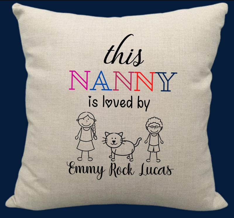 This Nanny Is Loved By Custom Cushion