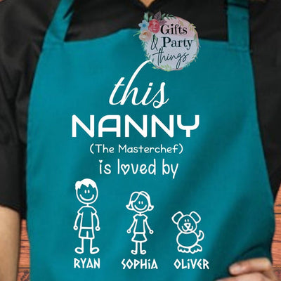 This Nanny Is Loved By Personalised Apron | Master Chef