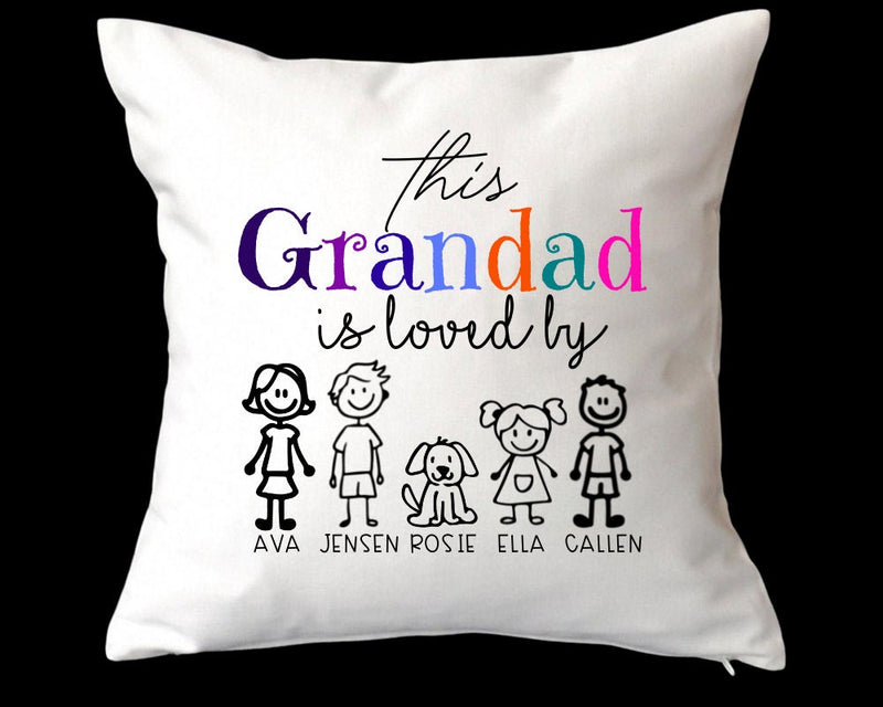 This Grandad Is Loved By Custom Cushion