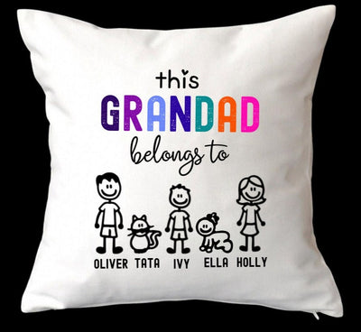 Personalised Cushion for Grandad