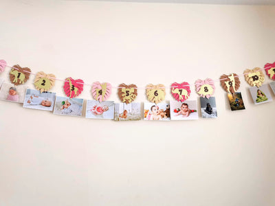 Personalised Girl Wild One Birthday Photo Clips