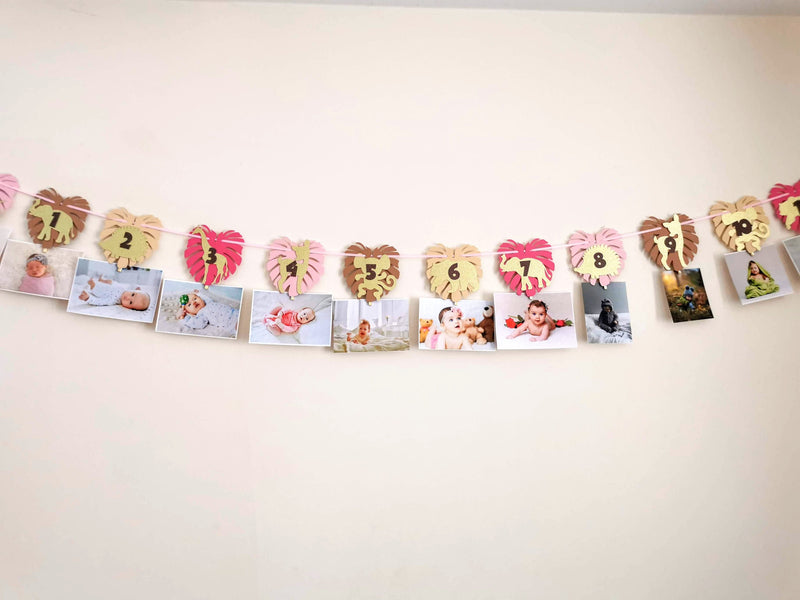 Personalised Girl Wild One Birthday Photo Clips