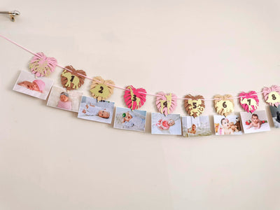 Personalised Girl Wild One Birthday Photo Clips