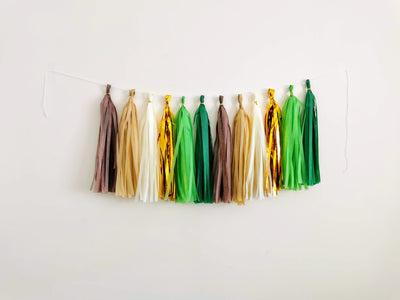 Custom Wild One theme Paper Tassel Garland