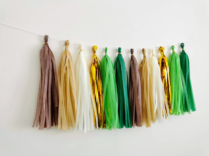 Custom Wild One theme Paper Tassel Garland