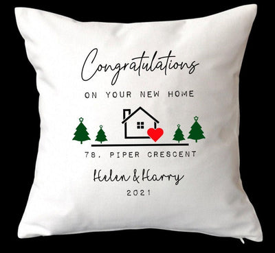 Personalised New Home Congratulations Cushion