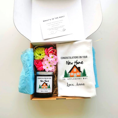 Personalised Pamper & Spa New Home Gift Box