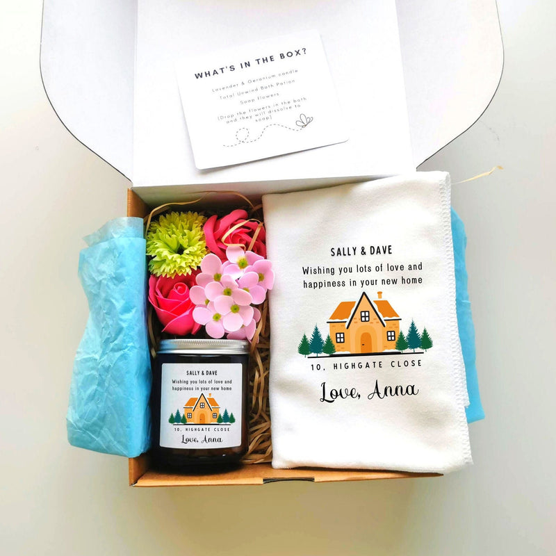 Personalised Pamper & Spa New Home Gift Box