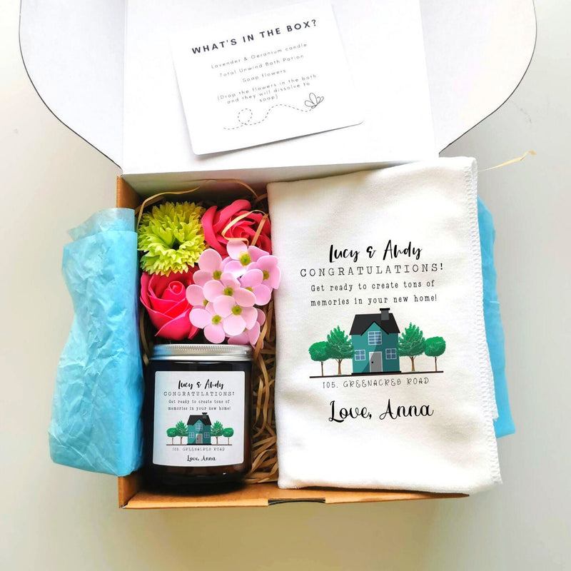 Personalised Pamper & Spa New Home Gift Box