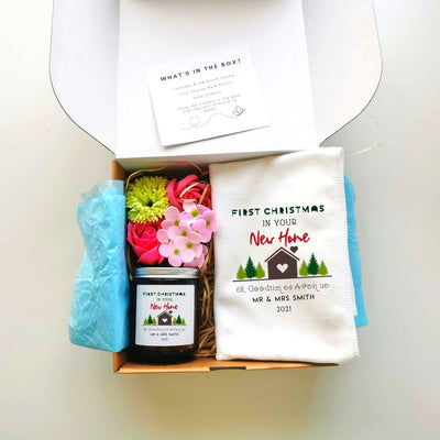 Personalised Pamper & Spa New Home Gift Box