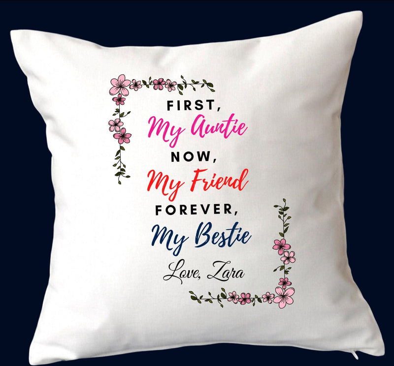 Auntie My Bestie Custom Cushion