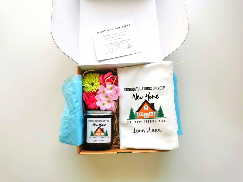 Personalised Pamper & Spa New Home Gift Box