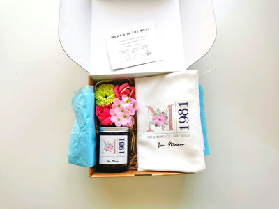 Personalised Pamper & Spa Birthday Gift Box for Her