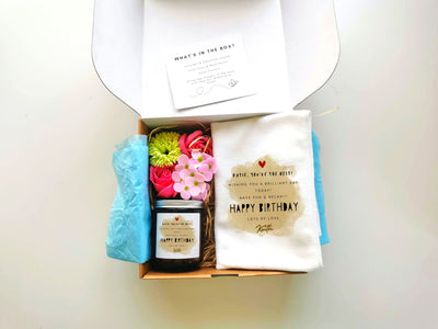 Personalised Pamper & Spa Birthday Gift Box for Her