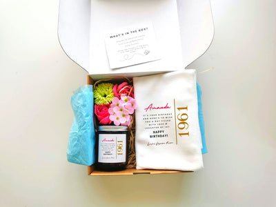 Personalised Pamper & Spa Birthday Gift Box for Her