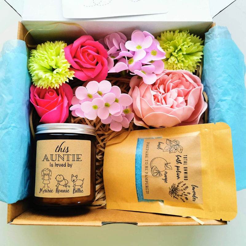 Personalised Pamper & Spa Gift Box for Auntie