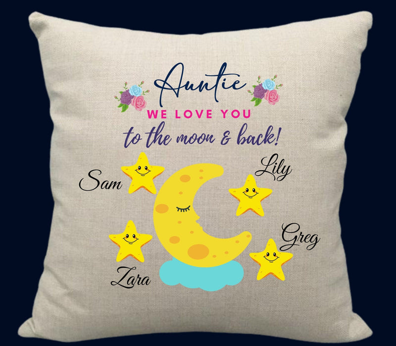 Love You To The Moon & Back Gift for Auntie