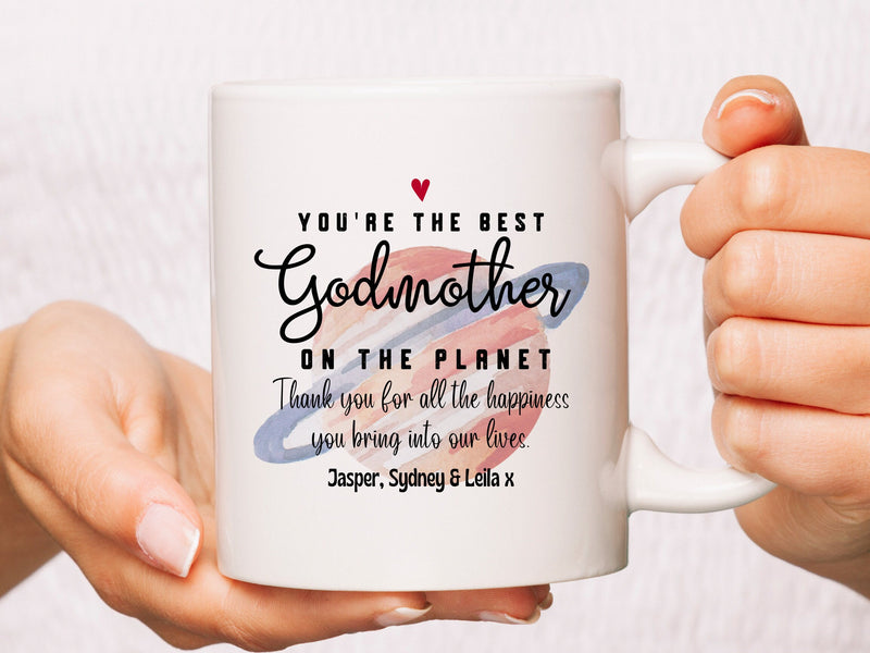 Personalised godmother mug